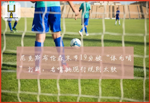 尼克斯布伦森末节19分被“体毛哨”打断，名嘴批现行规则太软